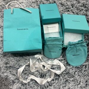 Estate Tiffany & Co. Outer Boxes & Pouches set of 2 (EMPTY)